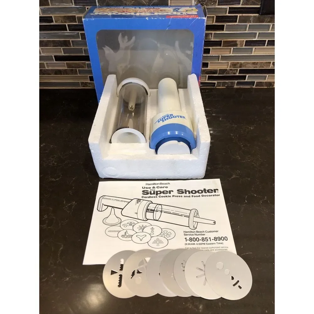 Hamiliton Beach The Super Shooter 8000 Cookie Press‎ Food Decorator